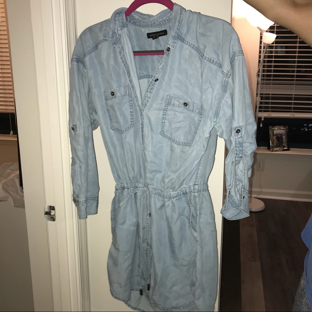 Adorable button down jean dress